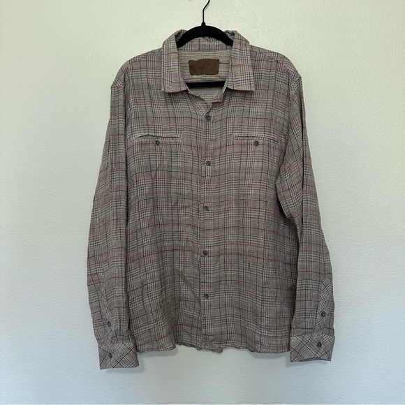 NWT comstock & co. Plaid cotton men’s button down shirt size XL extra large - Picture 1 of 3